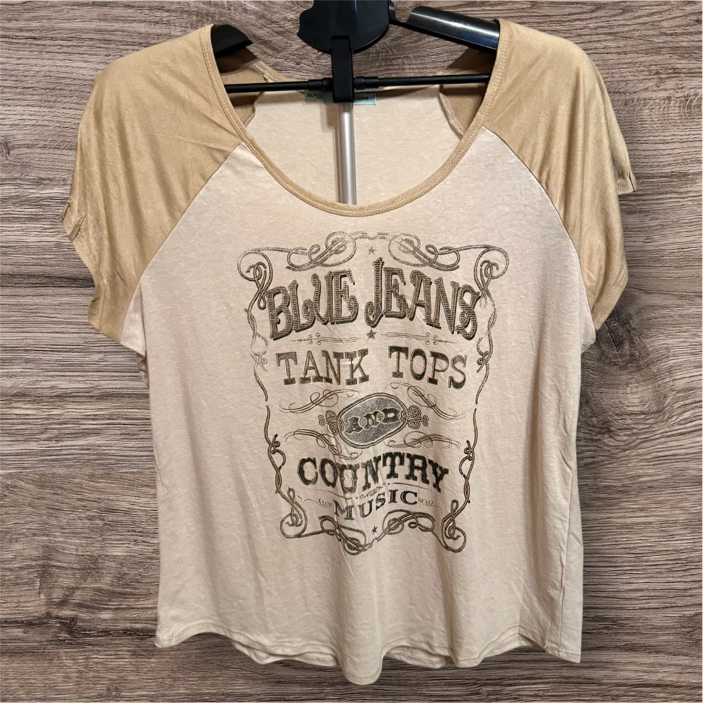 Maurices Tan Graphic Tee